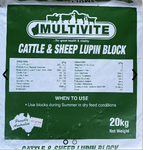 MULTIVITE SHEEP AND CATTLE LUPIN 20KG - GREEN