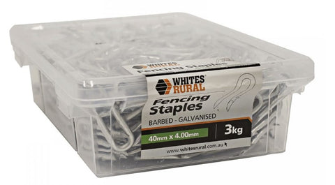 FENCING STAPLES 40MM X 4MM - 3KG