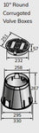 NDS GREEN / GREEN ROUND VALVE BOX -